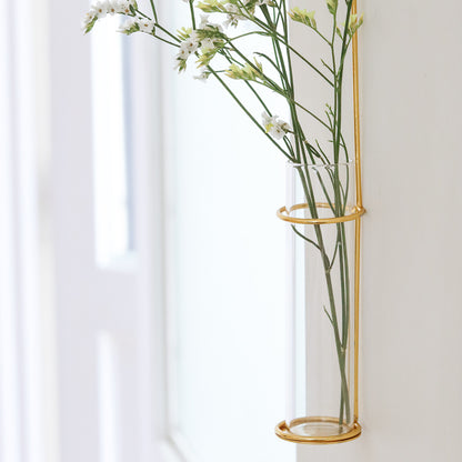 in bloom｜鐵掛勾懸挂式玻璃花瓶-家居佈置-Creer-七時雜貨 700zakka