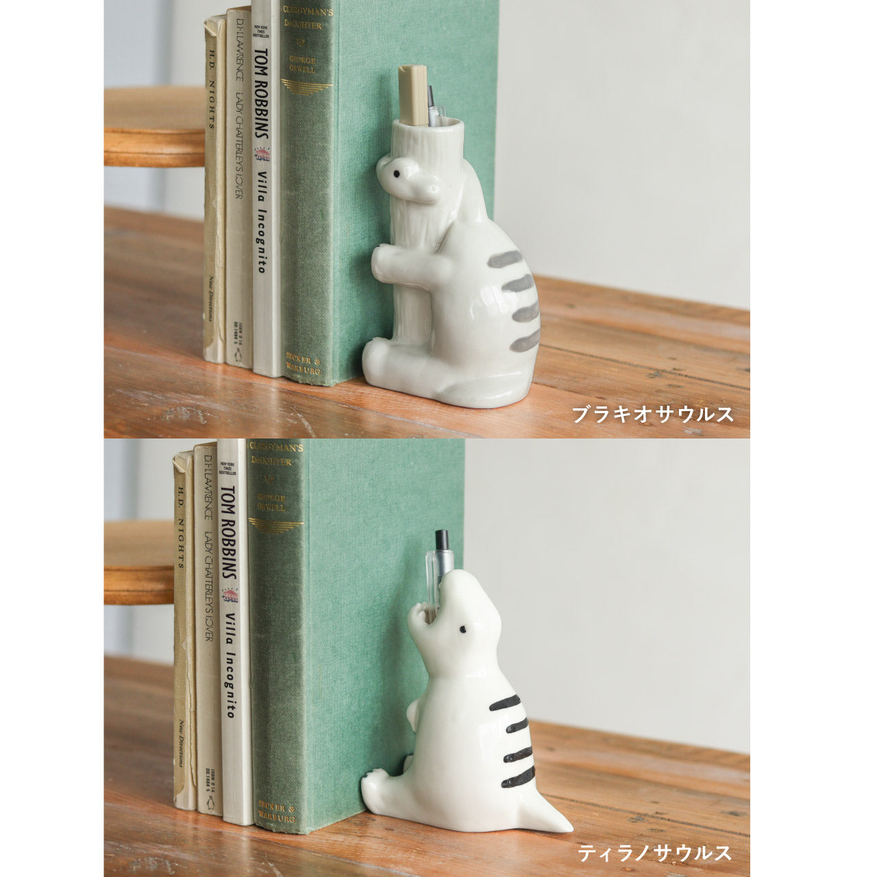 Sceneryvase｜恐龍造型白瓷花瓶/多功能收納筒-家居佈置-Creer-七時雜貨 700zakka