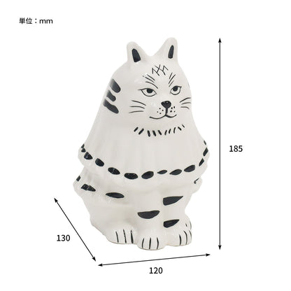 Sceneryvase｜貓狗造型白瓷花瓶/多功能收納筒-家居佈置-Creer-七時雜貨 700zakka